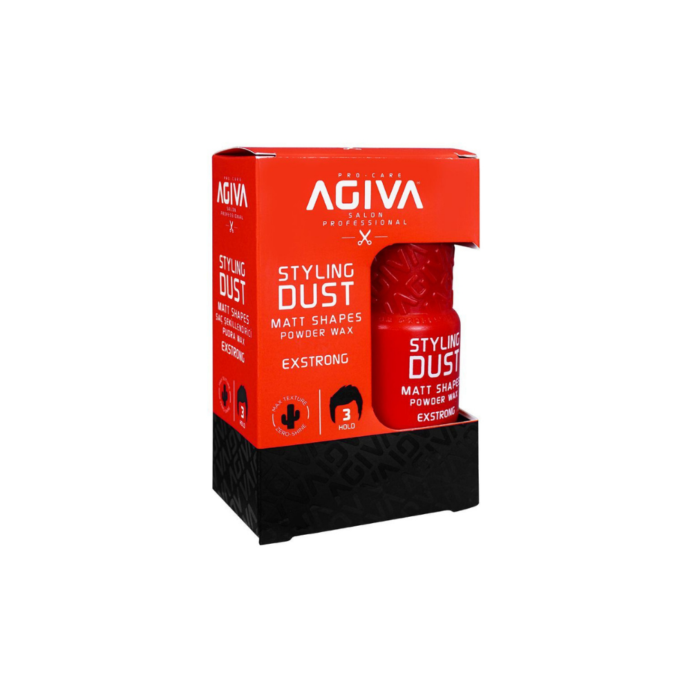 3 Agiva Styling Hair Powder Wax Exstrong Red 20 Gr
