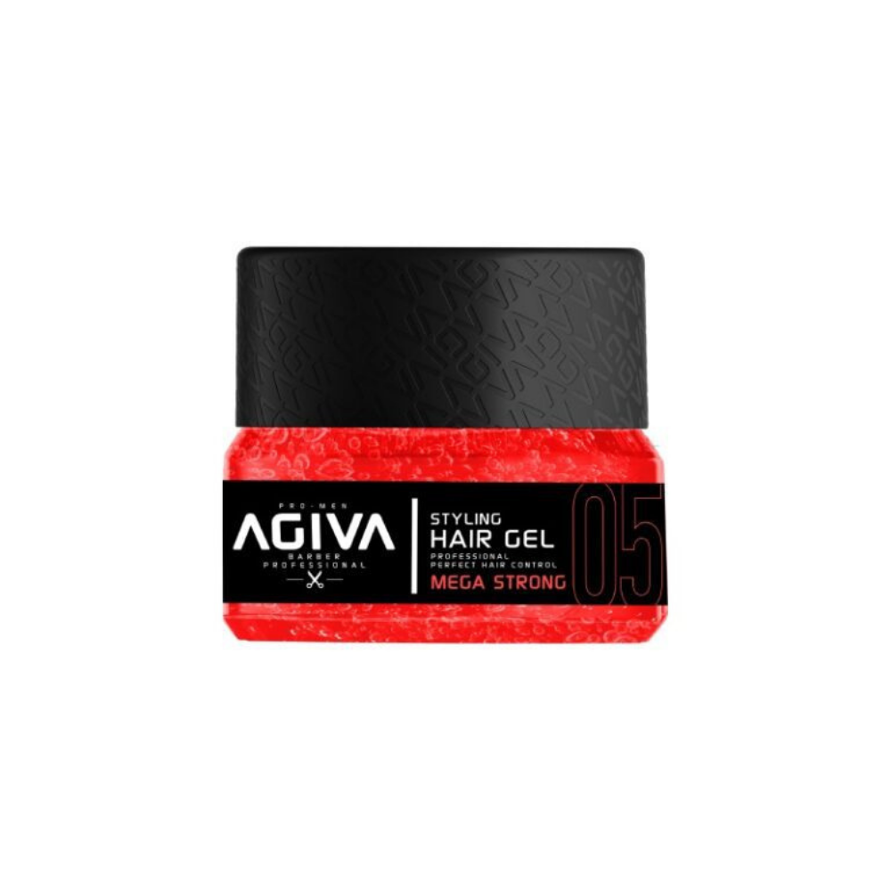 5 Agiva Styling Hair Gel Mega Strong Red 200 ml